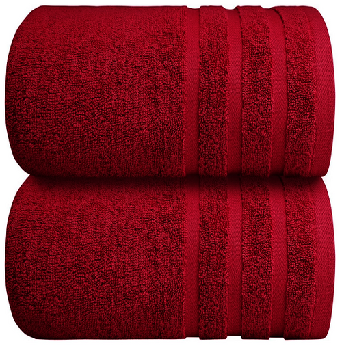 High-quality luxury bath towels in extra-large size